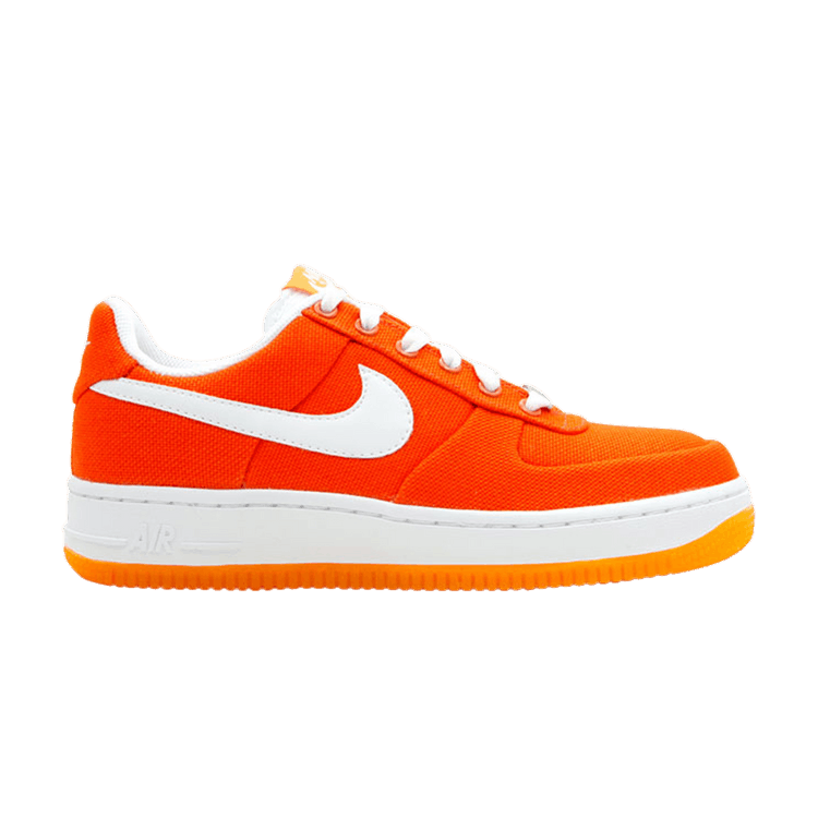 Nike Wmns Air Force 1 Low Canvas — Orange Blaze/White-Orange Peel