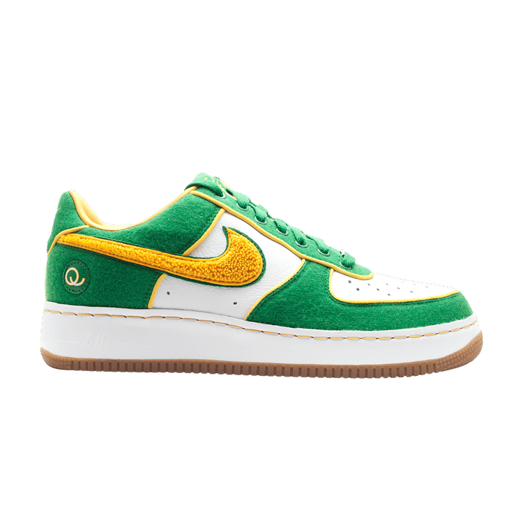 Nike Air Force 1 Supreme 'Queens' — Pine Green/Gold Dart-White
