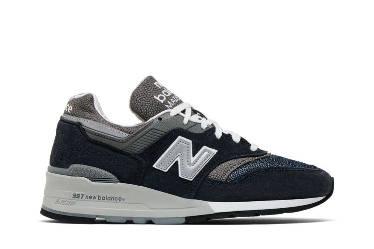 New Balance 997 'Navy White' — Navy/Grey/White