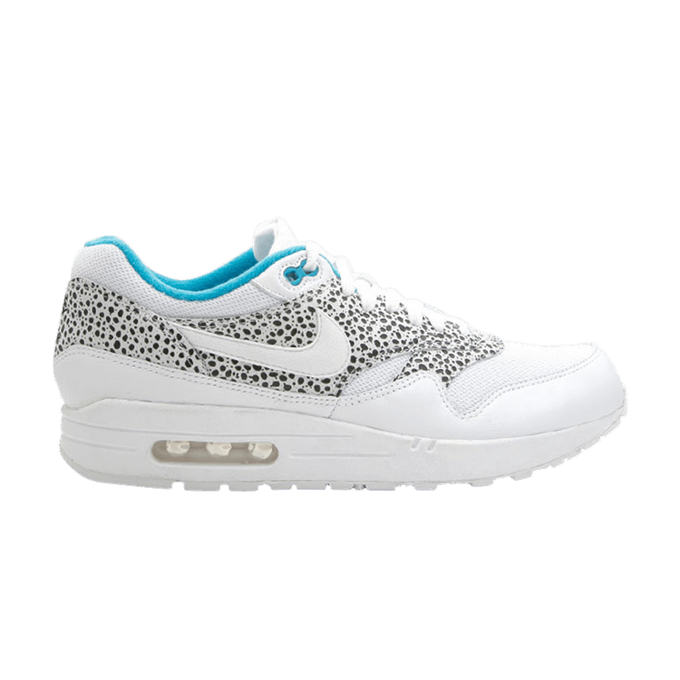 Nike Wmns Air Max 1 'Safari - White Glass' — White/Glass/Blue
