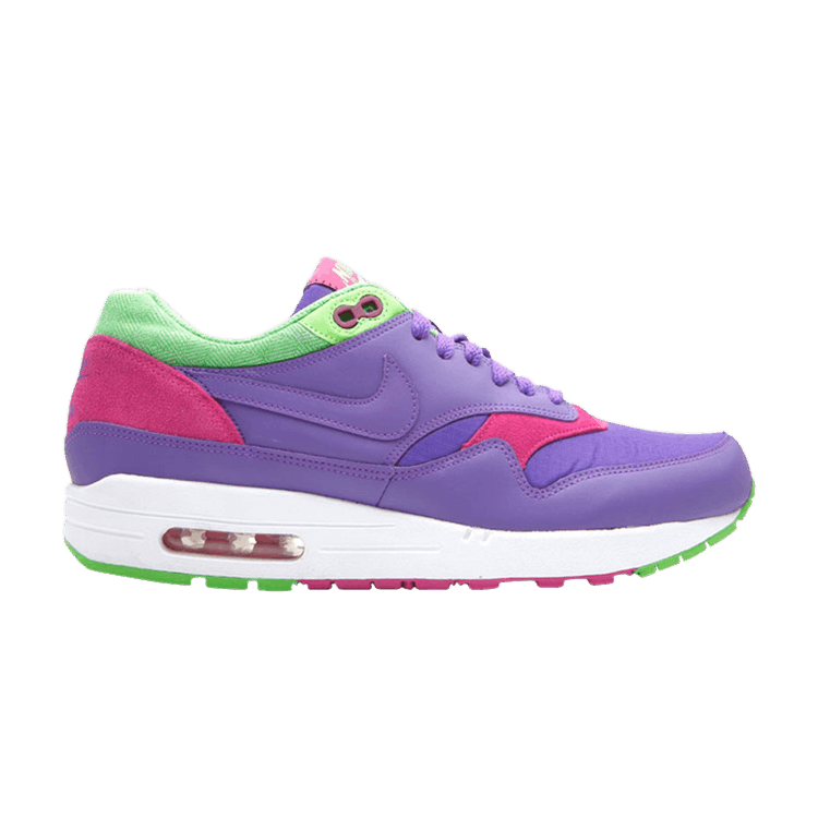 Nike Wmns Air Max 1 'Pure Purple' — Pure Purple/Pure Purplel/Mean Green/Rave Pink
