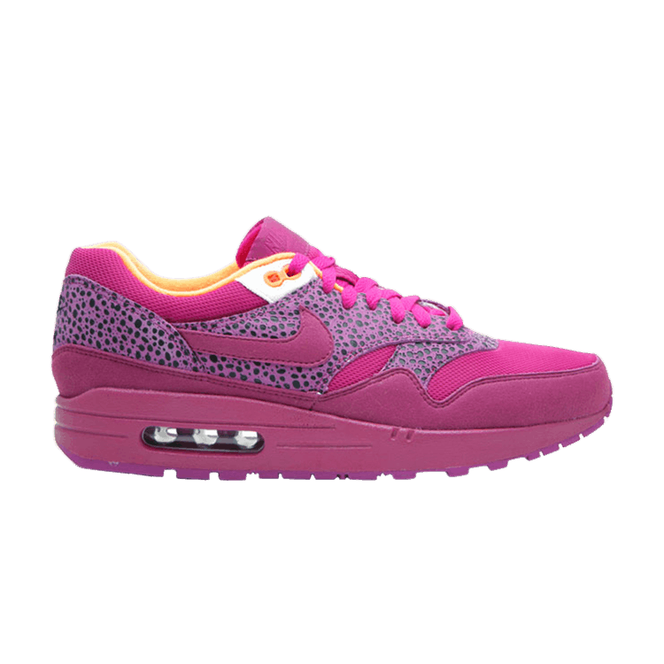 Nike Wmns Air Max 1 'Safari - Red Plum' — Red Plum/Red Plum/White