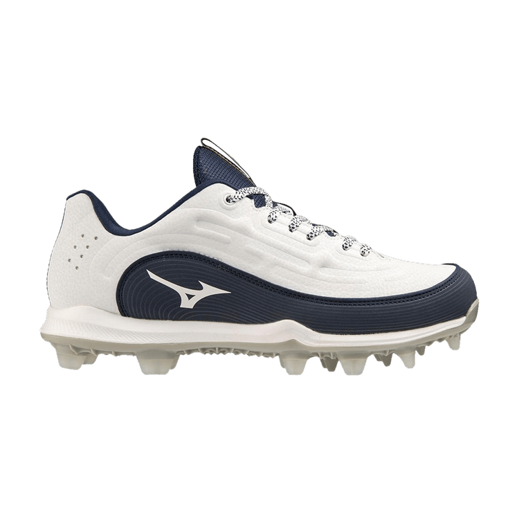 Mizuno Wmns 9-Spike Advanced Finch Elite 6 Low TPU 'White Navy' — White/Navy
