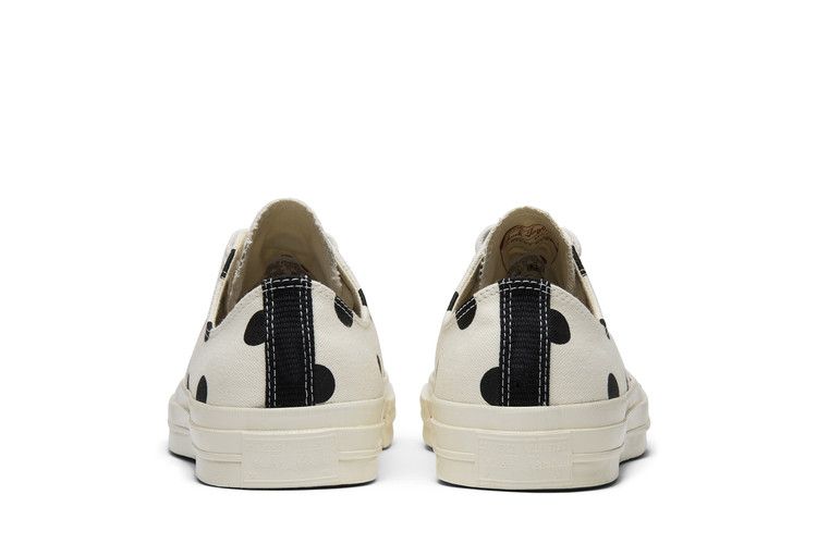 Comme des Garçons x Converse Chuck Taylor All Star 70 Low 'Polka Dot' — Milk/Black/Grey