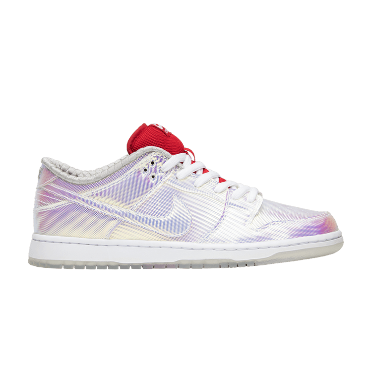 Concepts x Nike Dunk Low Pro SB 'Holy Grail' — White/White/Metallic Silver