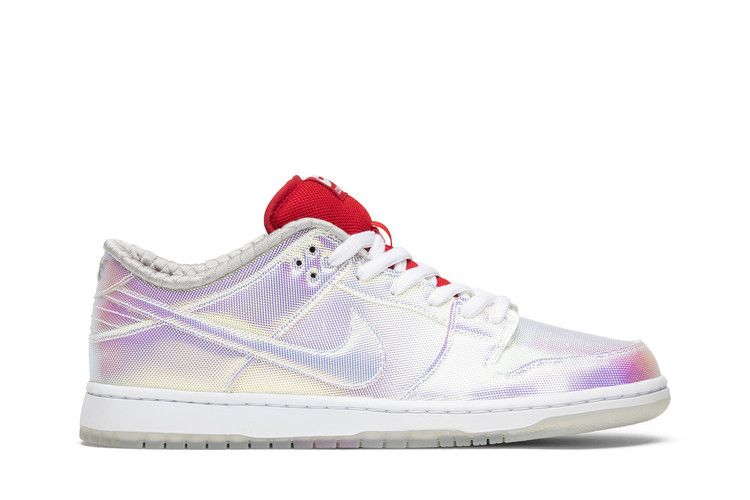 Concepts x Nike Dunk Low Pro SB 'Holy Grail' — White/White/Metallic Silver (2)