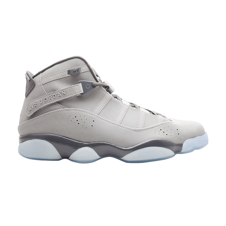 Air Jordan 6 Rings '3M' — Metallic Silver/Lt Grpht-White