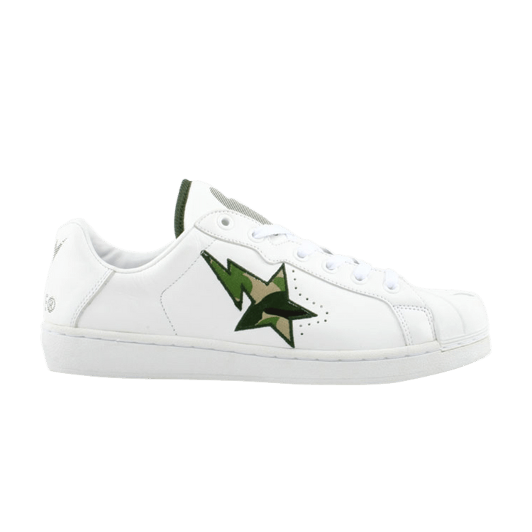 BAPE Skullsta FS-020 Low 'White Camo' — White/Camo