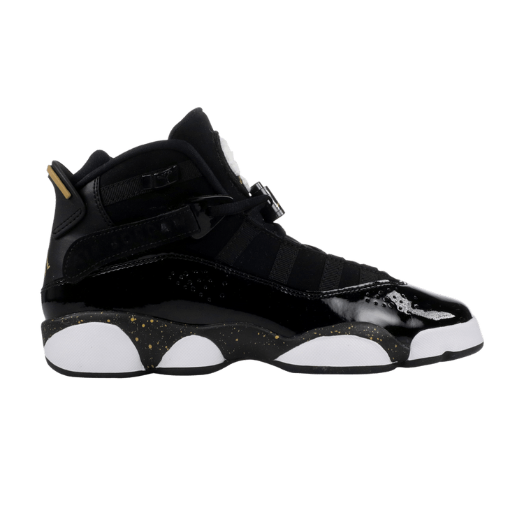 Air Jordan 6 Rings GS 'Black Metallic Gold' — Black/Metallic Gold-White