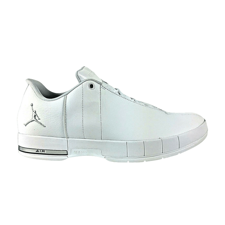 Air Jordan Team Elite Low 'White' — White/Metallic Silver