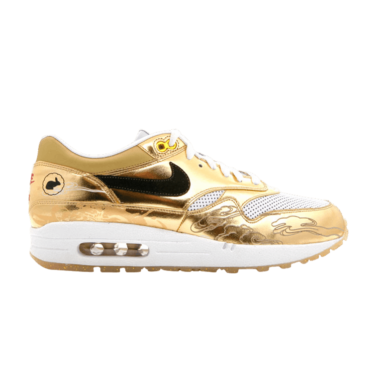 Nike Air Max 1 Supreme 'Autumn Festival' — Metallic Gold/Black/Neutral Grey/Team Red
