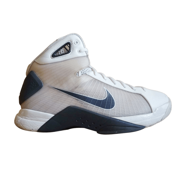 Nike Hyperdunk — White/Dark Odsidian-Sport Red