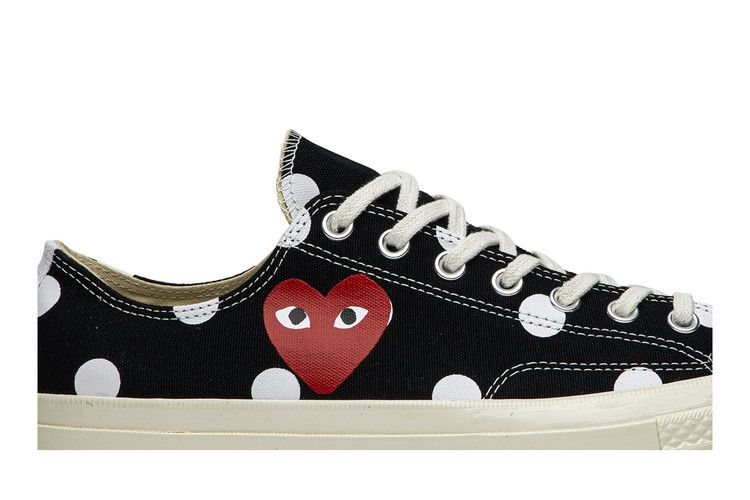 Comme des Garçons x Converse Chuck Taylor All Star 70 Low 'Polka Dot' — Black/White/Egret