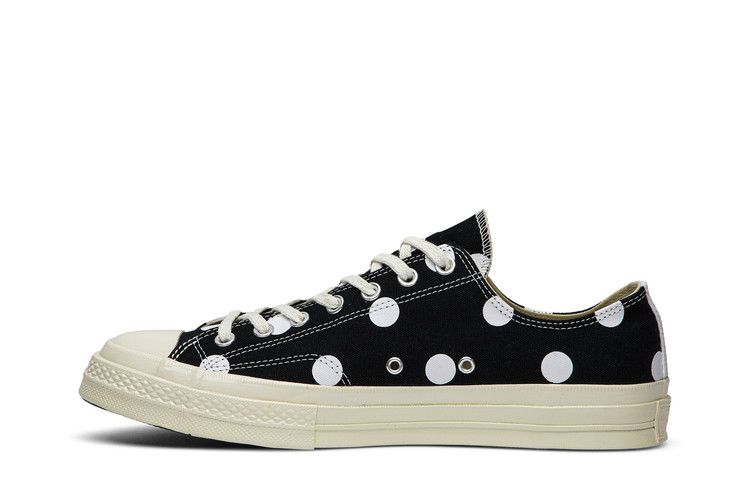 Comme des Garçons x Converse Chuck Taylor All Star 70 Low 'Polka Dot' — Black/White/Egret