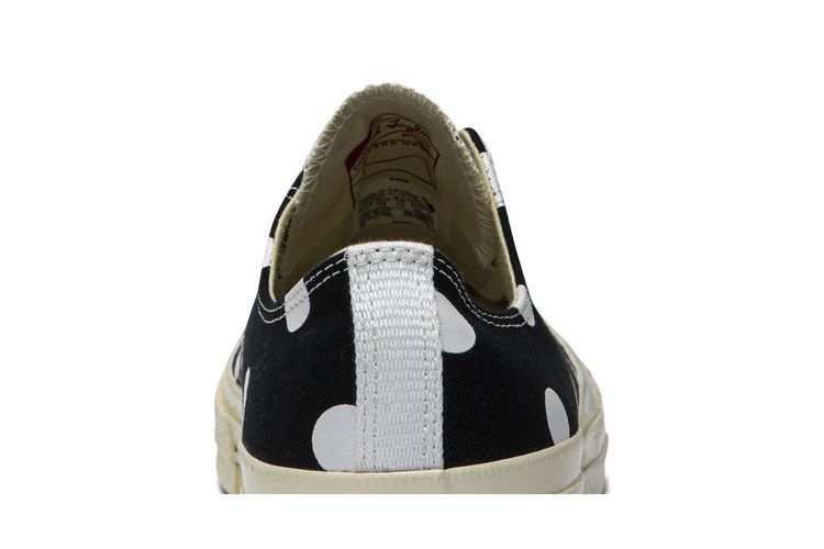 Comme des Garçons x Converse Chuck Taylor All Star 70 Low 'Polka Dot' — Black/White/Egret