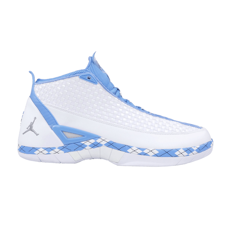 Air Jordan 15 Retro SE 'Bragging Rights - UNC' — White/Metallic Silver/University Blue/Miner Gold