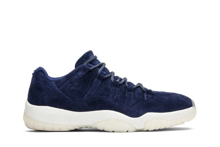 Air Jordan 11 Retro Low 'RE2PECT' — binary blue/sail-binary blue