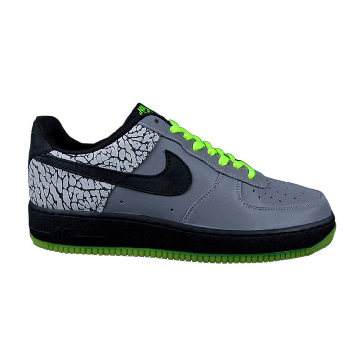 Nike Air Force 1 Low Premium '112' — metallic silver/black-nn yllw