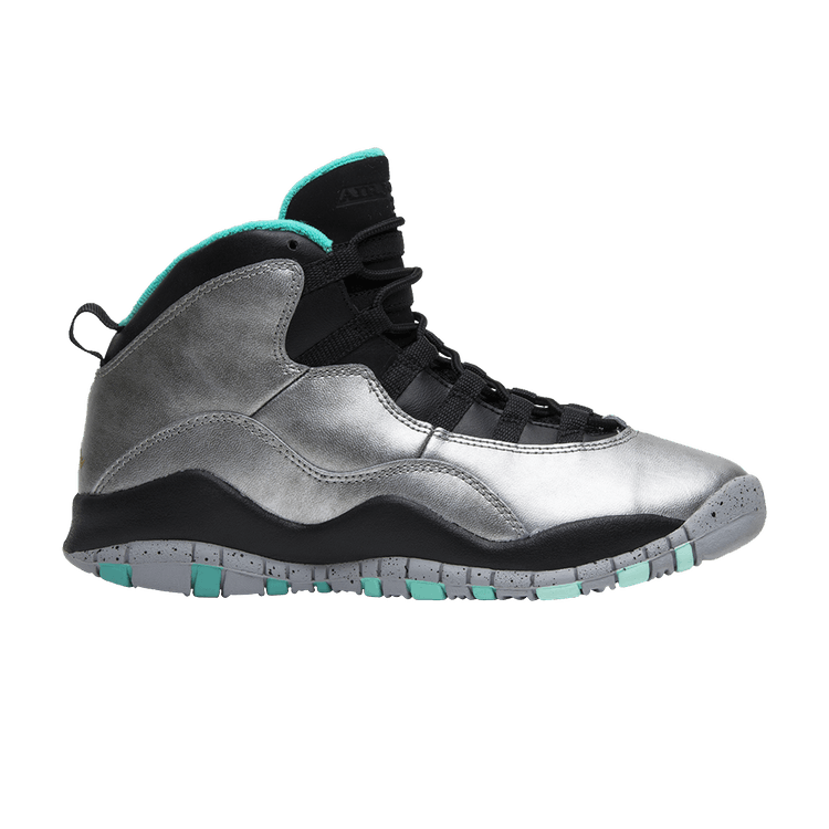 Air Jordan 10 Retro BG 'Lady Liberty' — dust/metallic gold-black-retro