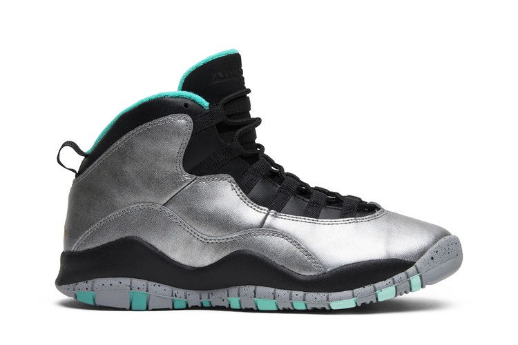 Air Jordan 10 Retro BG 'Lady Liberty' — dust/metallic gold-black-retro