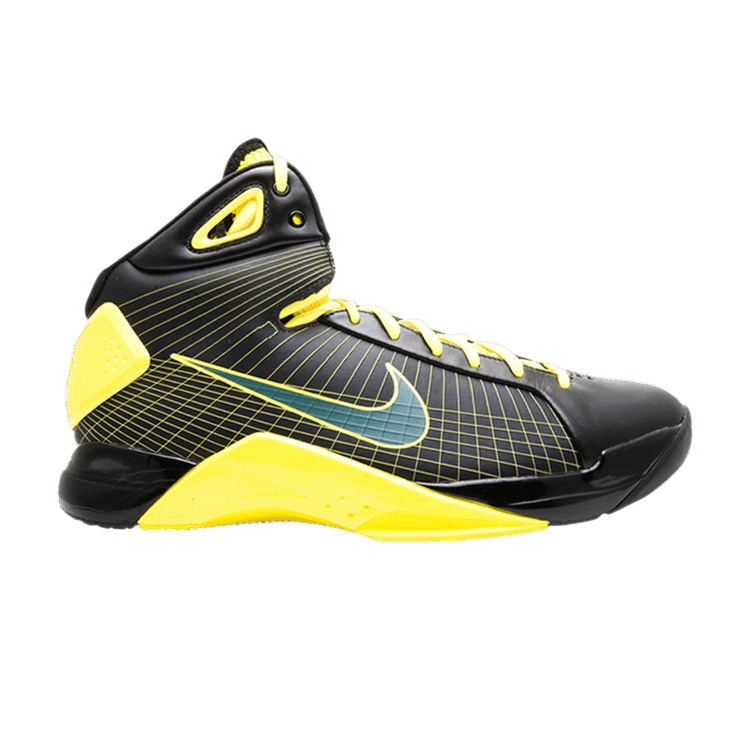 Nike Hyperdunk 'Oregon University' — black/nbl green-yellow streak