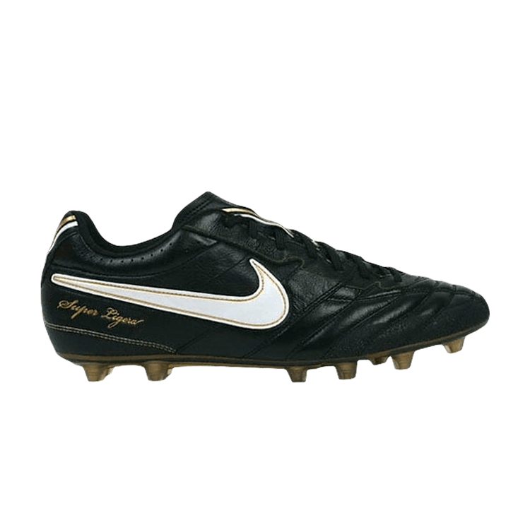Nike Tiempo Super Ligera K-HGE 'Black Metallic Gold' — Black/White/Metallic Gold