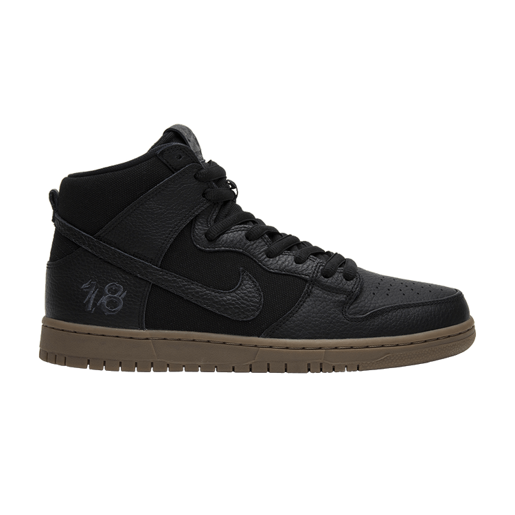 AntiHero x Nike SB Zoom Dunk High Pro 'Antihero' — Black/Gum