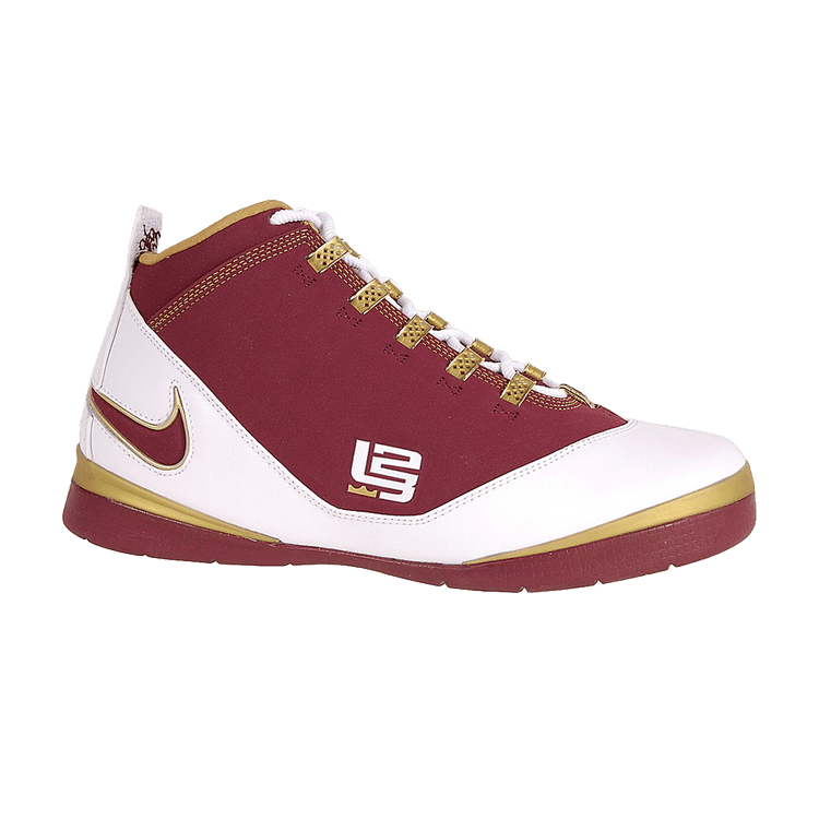 Nike Zoom LeBron Soldier 2 Supreme PE 'Christ The King' — White/Dp Maroon-Metallic Gold