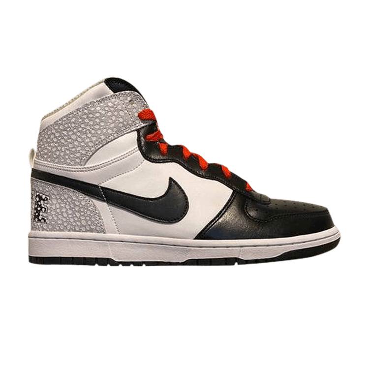 Big Nike High 'Black Crimson Safari' — White/Black/Crimson