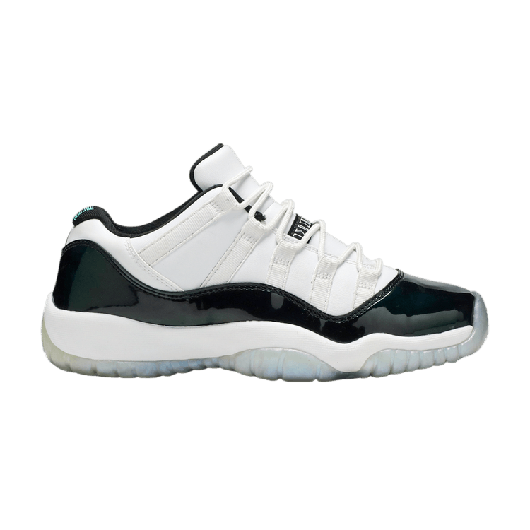 Air Jordan 11 Retro GS 'Emerald' — White/Emerald Rise-Black
