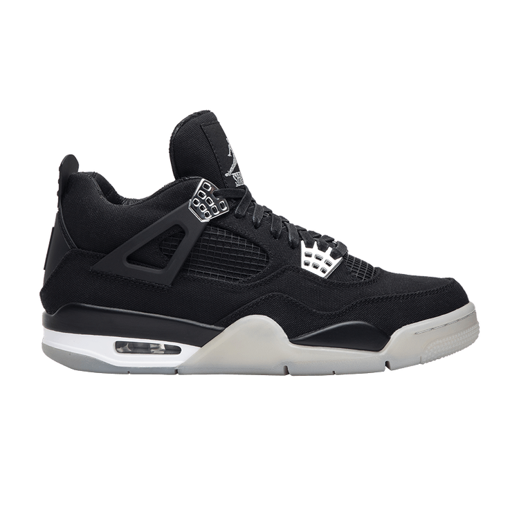 Eminem x Carhartt x Air Jordan 4 Retro 'Black Chrome' — Black/White/Chrome