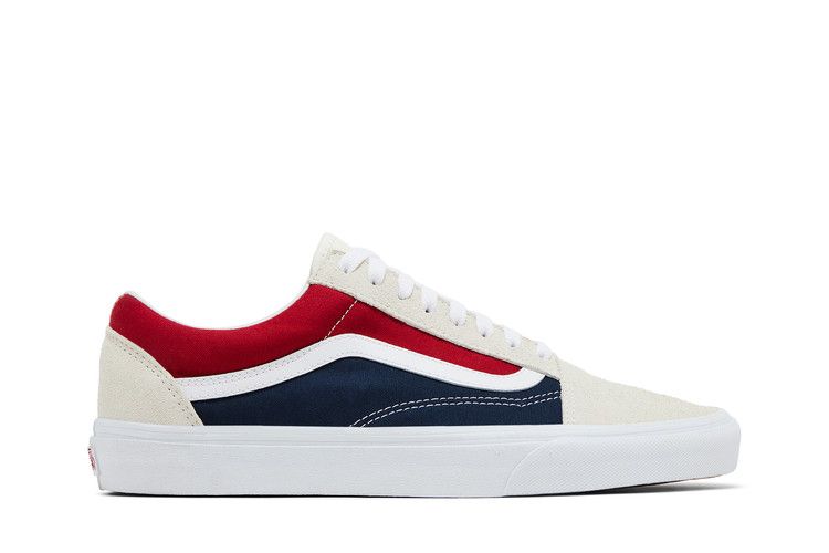 Vans Old Skool 'Retro Block' — White/Red/Blue