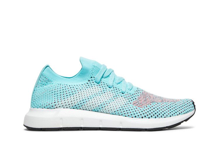 Adidas Wmns Swift Run Primeknit 'Aqua' — Clear Aqua/Cloud White/Core Black