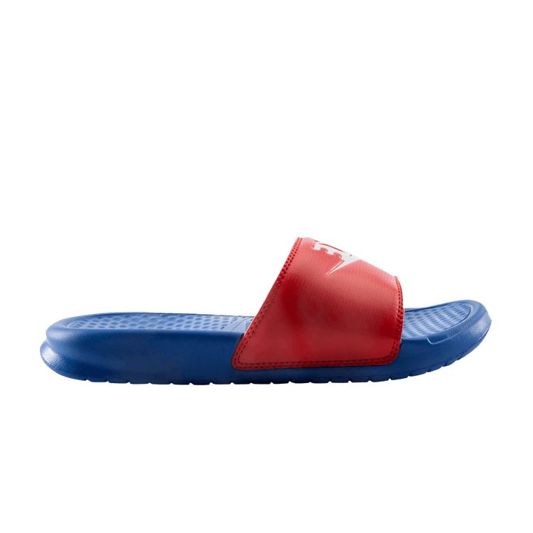 Nike Wmns Benassi JDI Slides 'Game Royal University Red' — Game Royal/University Red/White
