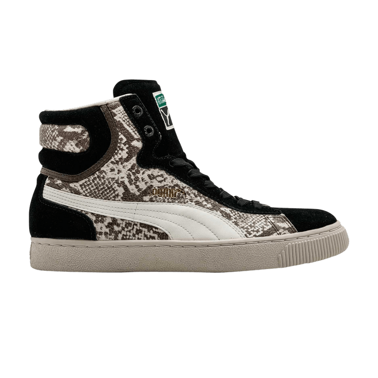 Puma Reptile Mid 'Black Deep Mahogany' — Black/Deep Mahogany/Whisper