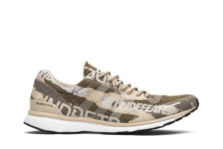 Undefeated x adidas adiZero Adios 3 'Camo' — Brown/White/Core Black