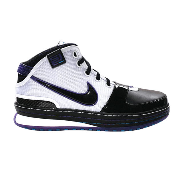 Nike Zoom LeBron 6 'Hardwood Classic' — White/Black-Vrsty Prpl-Orn Bl