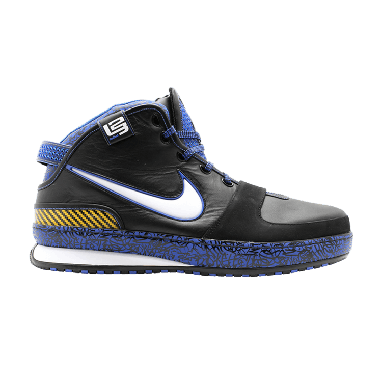 Nike Zoom Lebron 6 — Black/White-Varsity Royal-Varsity Maize