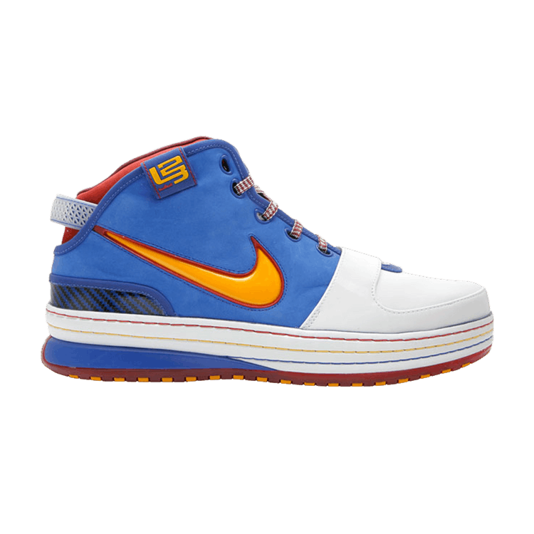 Nike Zoom LeBron 6 'Superman' — Wht/Dl Sl-Vrsty Crmsn-Vrsty Ry