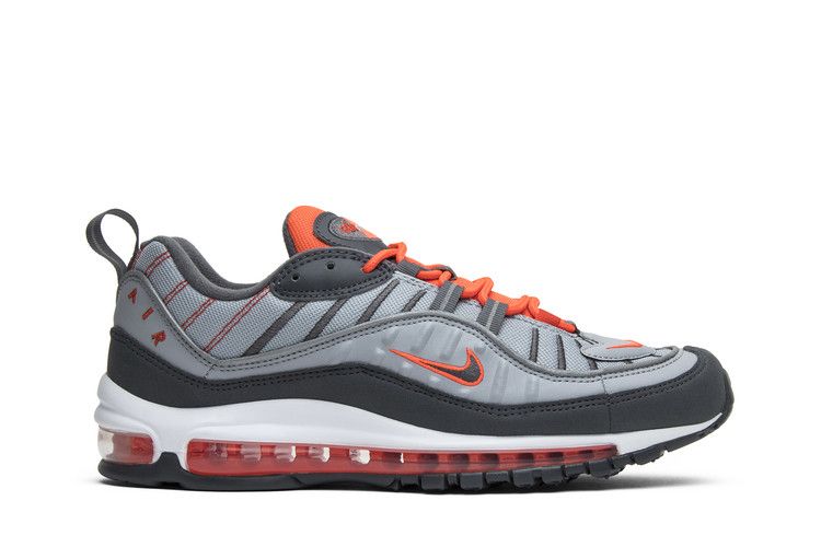Nike Air Max 98 'Total Crimson' — Wolf Grey/Dark Grey-Total Crimson (2)