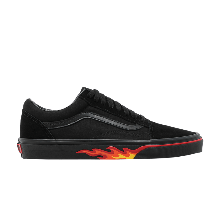Vans Old Skool 'Flame Wall' — Black/Black