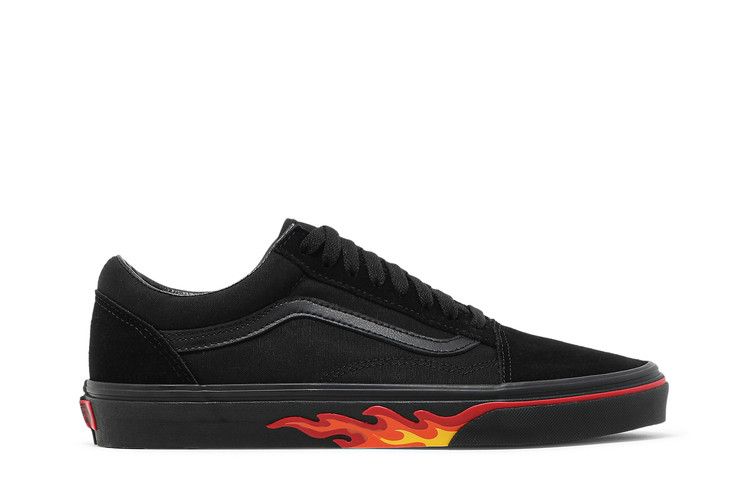 Vans Old Skool 'Flame Wall' — Black/Black
