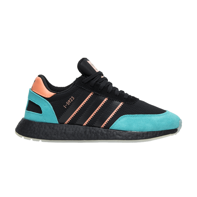 size? x adidas I-5923 'Hawaiian Thunderstorm' — Black/Blue/Coral Pink
