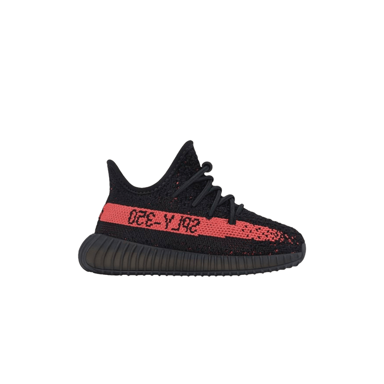 adidas Yeezy Boost 350 V2 Infants 'Red' — Core Black/Red/Core Black