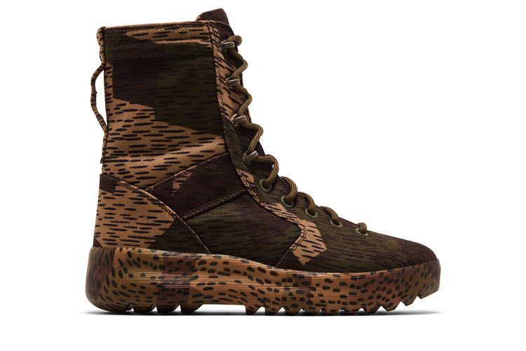 Yeezy Season 6 Military Boot 'Splinter Camo' — Brown
