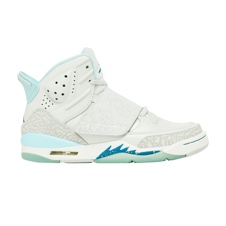 Air Jordan Son Of Mars GS 'Pure Platinum' — Pure Platinum/Green Abyss-Still Blue