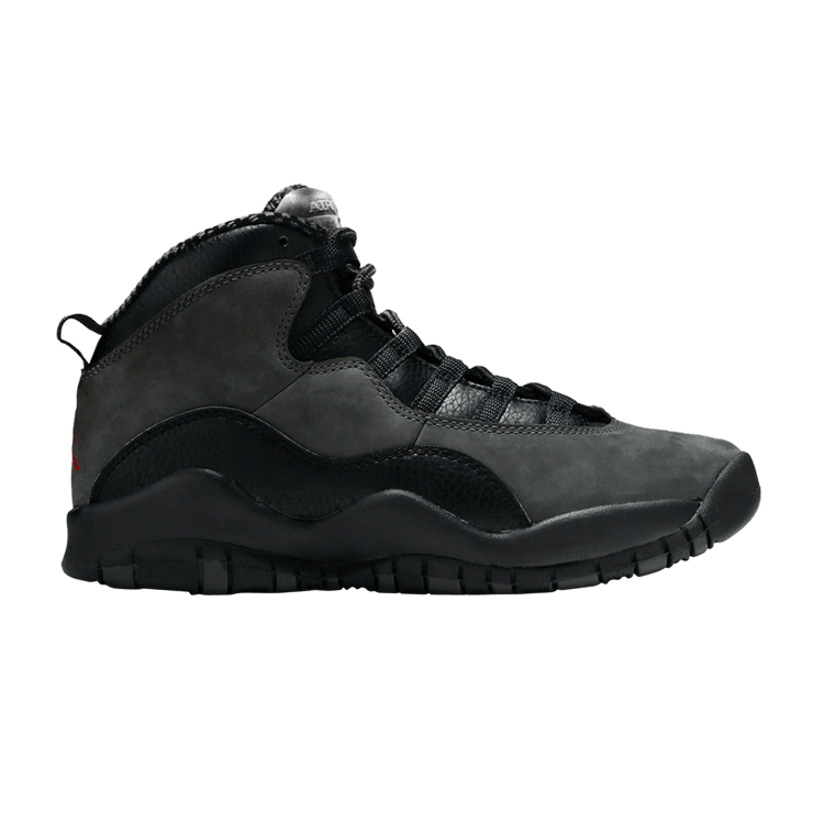 Air Jordan 10 Retro BG 'Dark Shadow' — Dark Shadow/True Red-Black