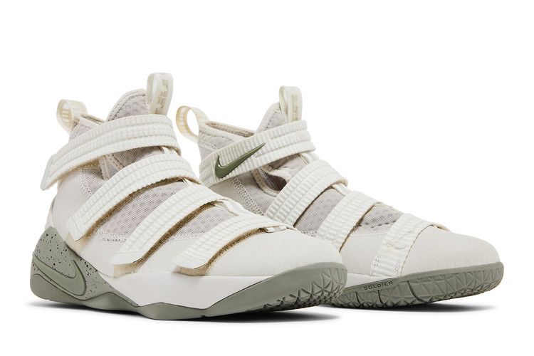Nike Lebron Soldier 11 GS — Light Bone/Dark Stucco-Black