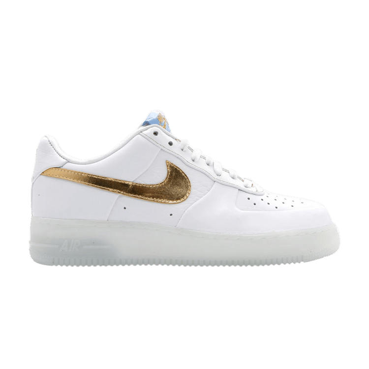 Nike Air Force 1 Low Supreme 'Rio Ferdinand' — White/Metallic Gold-Unvrsty Bl