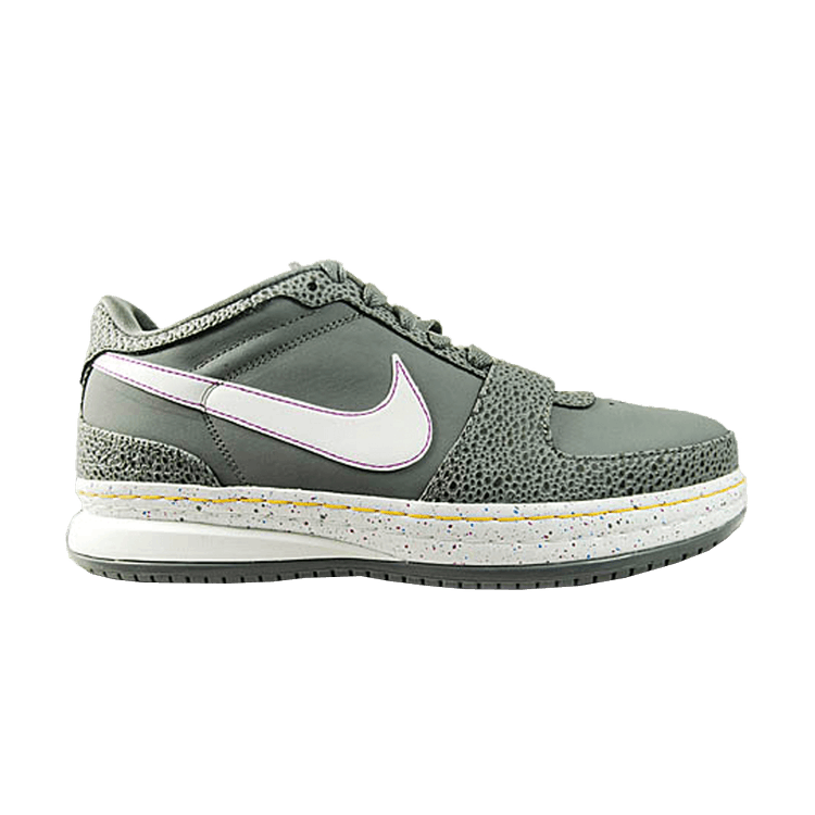 Nike Zoom LeBron 6 Low — Cool Grey/White-Del Sol-Red Plum
